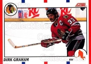 1990-91 Score Canadian #17 Dirk Graham - Picture 1 of 1