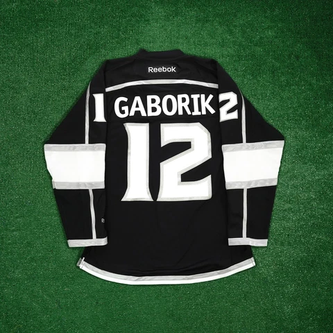 2016-17 Marián Gáborík Los Angeles Kings NHL Reebok Men's Premier Home Jersey Cover