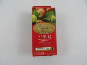 Yankee Candle Fragrance Fan Portable Scent Diffuser 2 Refills ONLY Macintosh - Picture 1 of 7
