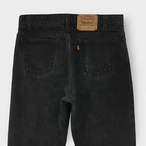 Vintage Levis 550 Orange Tab Mens Jeans Relaxed Fit Black Denim Size 32 x 32 Y2K - Picture 1 of 10