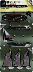 Wizkids Pirates Pocketmodel - Rum Runner (Ship) F&S 032 U - Picture 1 of 1