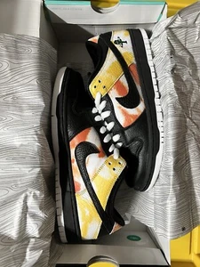 Size 7 - Nike Dunk SB Low Tie-Dye Raygun - Black - Picture 1 of 8