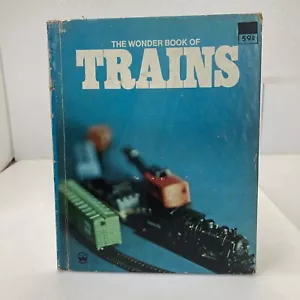 The Wonder Book Of TRAINS First Library Printing 1975 Kids Reading 569 - Imagen 1 de 9