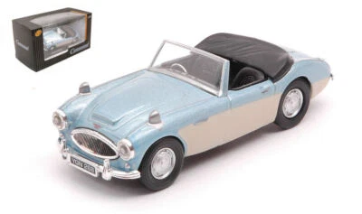 MODELLINO AUTO STATICO CARARAMA AUSTIN HEALEY CONVERTIBLE BLU SCALA 1:43 - Immagine 1 di 4