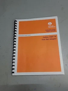 Collins 440Y-7S Test Set Adapter Manual 2nd Edition, 25 April 1988 - Picture 1 of 9