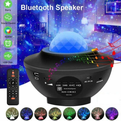 LED Sternenhimmel Lampe Projektor Bluetooth Galaxy Musik Starry Stern Nachtlicht - Bild 1 von 4