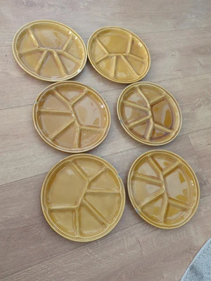 assiette à fondue Gien - Photo 1/4