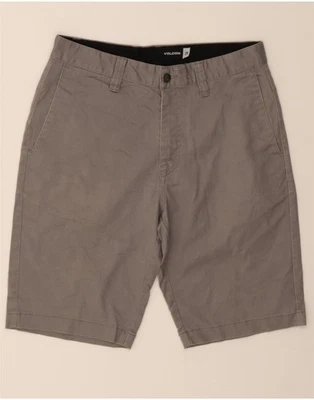 VOLCOM Womens Chino Shorts W28 Medium  Grey Cotton AE09 - Image 1 of 3