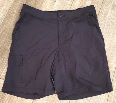 Pantalones Cortos REI Co-op Link Doble Paseo Bicicleta Para Hombres L Negro Forro Acolchado Bolsillos Seguros Foto 1 de 4