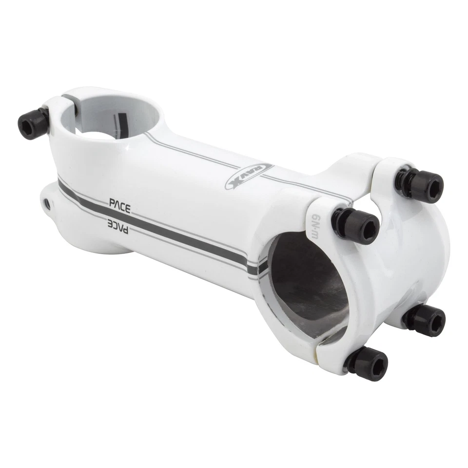 NUEVO Rav X Pace 31.8 Aleación Carretera Bicicleta de Montaña Manillar Vástago Blanco Negro Foto 1 de 1