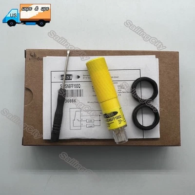 Sensor interruptor fotoelétrico faixa de campo 100mm 10-30V EUA para Banner S18SN6FF100Q - Imagem 1 de 4