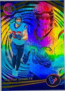 2023 Panini Illusions Dalton Schultz #42 HOBBY THICK STOCK GOLD FOIL REFRACTOR - Picture 1 of 2