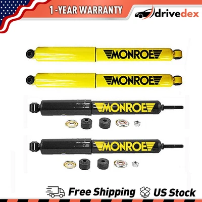 4 Amortiguadores delanteros traseros Monroe para 2001 2002 2003 2004 Workhorse W22 Foto 1 de 4