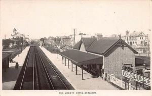 Argentina - VICENTE LOPEZ - Estacion - POSTAL FOTO - Picture 1 of 2