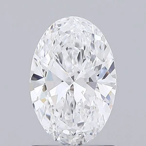 Oval Certified 1-1.10ct CVD Diamond E SI1 Lot Customized Jewelry Color Stones - Picture 1 of 8