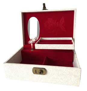 Musical Ballerina Jewellery Box Musical & Working Vintage Design Philipp Sweden - Picture 1 of 22