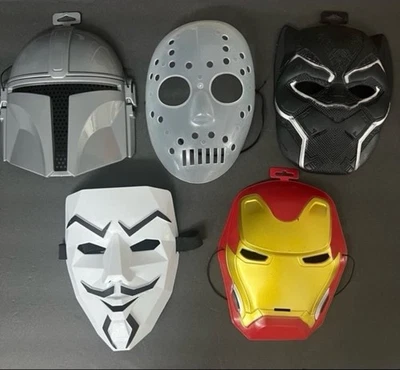 Lote de 5 máscaras de Halloween Foto 1 de 4