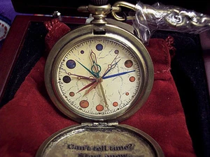 Harry Potter Dumbledore Pocket Watch FOSSIL Pocketwatch NEW #1201 USA SELLER - Picture 1 of 7