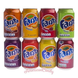 Für die Minibar: 16x 330ml Fanta Limonade Mix (9 neue Sorten Auswahl) (5,49€/l) - Bild 1 von 1