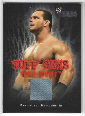 Chris Benoit 2004 Fleer WWE Chaos Tuff Guys Event-Used Mamorabilia Card TG-CB - Image 1 of 2