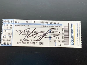 2/13/09 Kevin Durant auto signed Rookie Challenge Ticket full MVP record 46 pts - Picture 1 of 4
