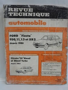 FORD Fiesta 950 1.1 1.3 XR2 (CITROËN CX diesel) - Revue Technique Automobile - Picture 1 of 2