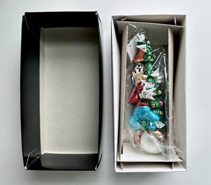 SELTEN VERSIEGELT 1997 Christopher Radko Disney Goofy Tree handbemalt Glas Ornament - Bild 1 von 16