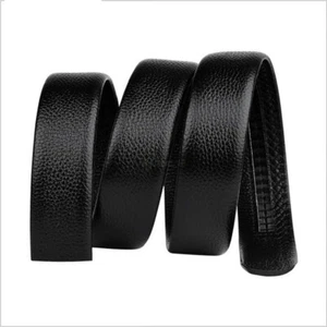 Men's Waistband Automatic Replacement Leather Waist Strap without Belt Buckle OZ - Picture 1 of 9