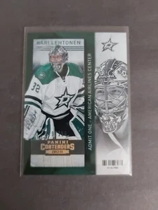 13-14 Panini Contenders Kari Lehtonen Gold /100 Parallel #55 Stars - Picture 1 of 2