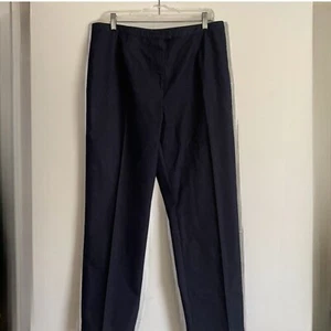 Together Women’s Navy Hook And Bar Closure/Button pants size 16 Zip at bottom - Picture 1 of 13