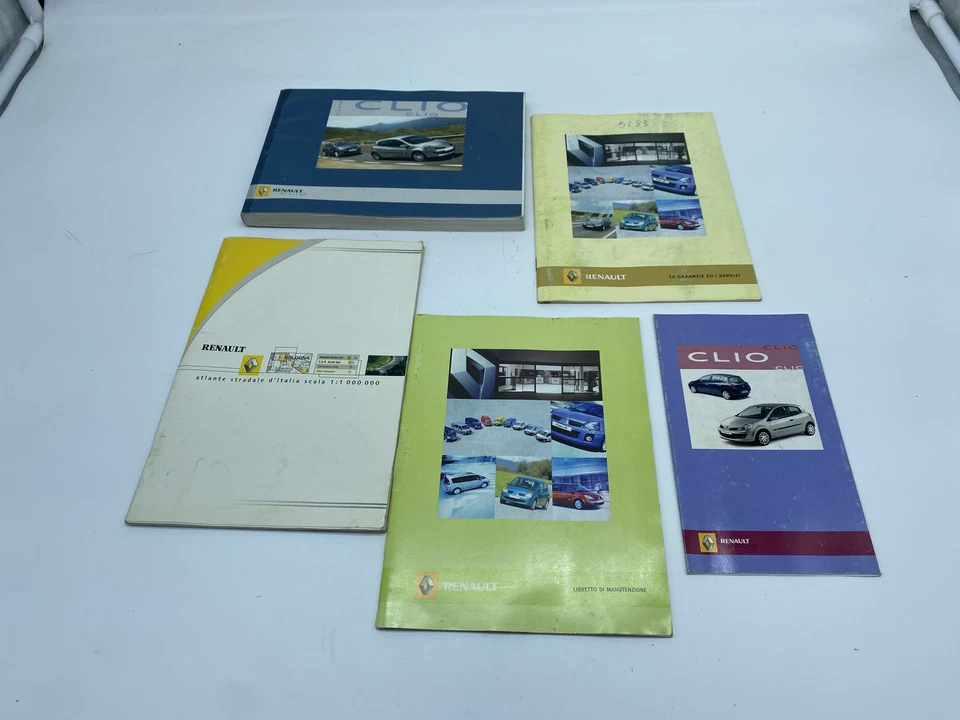 LIBRETTO USO E MANUTENZIONE RENAULT CLIO 2005 ITALIANO ORIGINALE - Immagine 1 di 4