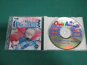 NEC Avenue 1990 QUIZ AVENUE PC Engine SUPER CD-ROM 2 Quiz Game Shipping from JPN - Picture 1 of 12