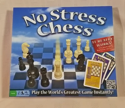 No Stress Chess Board Game - Play TheWorld's Greatest Game Instantly - Preowned - Image 1 of 3