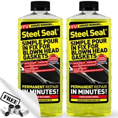 2 x Steel Seal Car Head Gasket Engine Block Repair For 2100cc-4000cc Engines +CP - Image 1 of 4