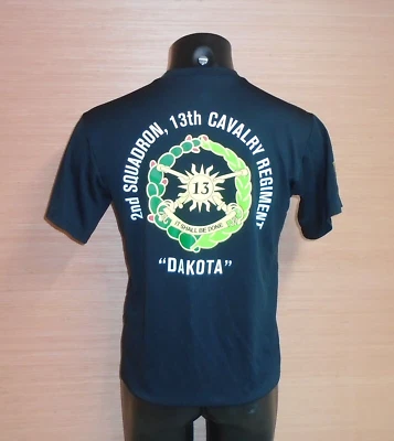 US Army 1st Armored Division Old Ironsides 13th Cavalry Regiment T-Shirt Medium - Image 1 of 4