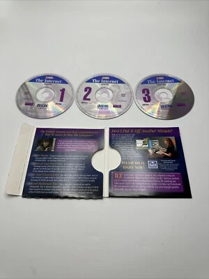 Video Professor Learn The Internet Juego de 3 CD PC solo como se ve en TV 2005 Foto 1 de 3