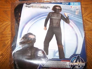 New Captain America The Winter Soldier Avengers Halloween Costume Boys Small (6) - Picture 1 of 1