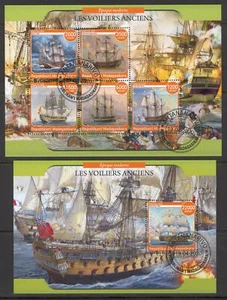 SVVGTA D01 limited 2019-2020 Ancient Sailboats Ships 2 sheets - Picture 1 of 1