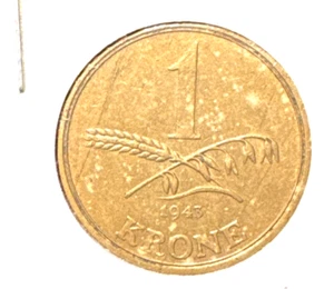 Dänemark 1943 Krone KM 835 XF - Bild 1 von 2