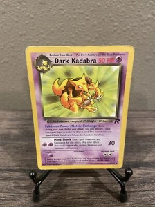 DARK KADABRA - Team Rocket - 39/82 - Uncommon - Pokemon Card - Unlimited - LP!! - Picture 1 of 8