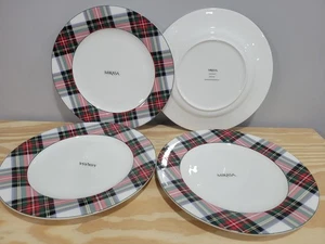 Mikasa Bone China Tartan White Plaid Christmas Dinnerware ---PICK--- - Picture 1 of 8