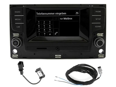 Kit Main Libre Radio Composition Touch Bluetooth 🚗 VW Sportsvan Touran - Photo 1/4