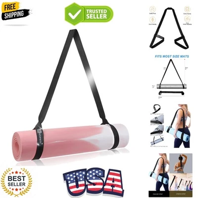 Коврик для йоги слинг 2025 — регулируемый, прочный ремень для переноски для активного образа жизни - Изображение 1 из 4