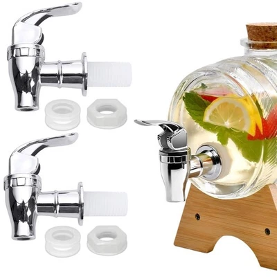 2pcs Beverage Dispenser Replacement Tap 17mm for Juice Dispenser Drink Dispenser New - Image 1 of 4