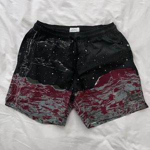 Saturdays NYC Great Outdoors Timothy Swim Short Size Medium 30 Black - Picture 1 of 13
