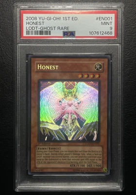Yu-Gi-Oh! Honest 1ª Edición LODT-EN001 Fantasma Raro Luz de Destrucción PSA 9 Foto 1 de 3