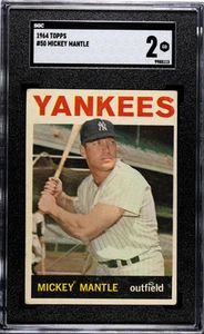 1964 Topps Mickey Mantle #50 SGC 2 - Picture 1 of 2