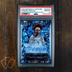 Hannah Hidalgo 2024 Bowman Chrome U Sapphire Selections Autograph PSA 10 Gem - Bild 1 von 3