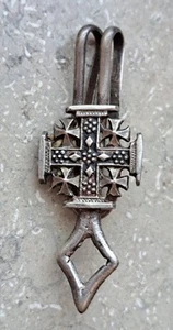 Äthiopisches Kreuz aus Silber – Handgefertigter Koptischer Anhänger - Picture 1 of 4