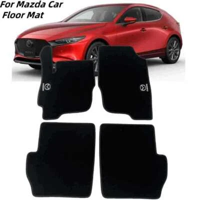 For Mazda 2 3 5 6 CX-3 CX-5 CX-7 CX-8 EZ-6 Carpet All Weather Auto Car Floor Mat - Imagem 1 de 4